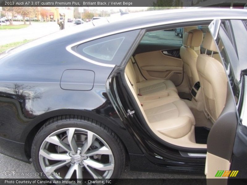 Brilliant Black / Velvet Beige 2013 Audi A7 3.0T quattro Premium Plus