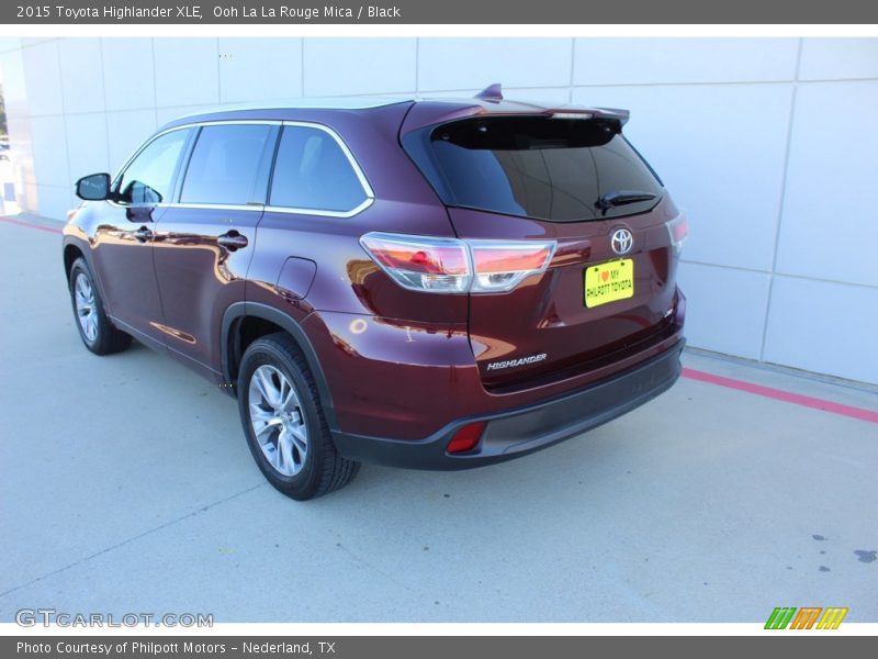 Ooh La La Rouge Mica / Black 2015 Toyota Highlander XLE
