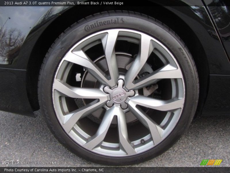 Brilliant Black / Velvet Beige 2013 Audi A7 3.0T quattro Premium Plus