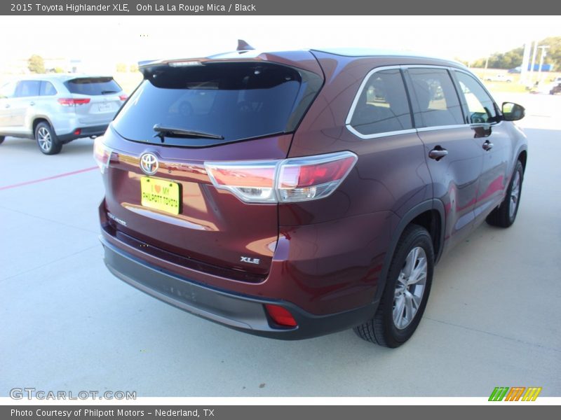 Ooh La La Rouge Mica / Black 2015 Toyota Highlander XLE