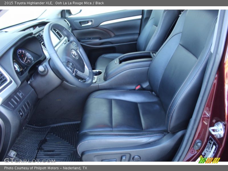 Ooh La La Rouge Mica / Black 2015 Toyota Highlander XLE