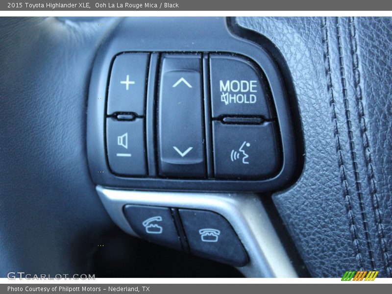 Ooh La La Rouge Mica / Black 2015 Toyota Highlander XLE