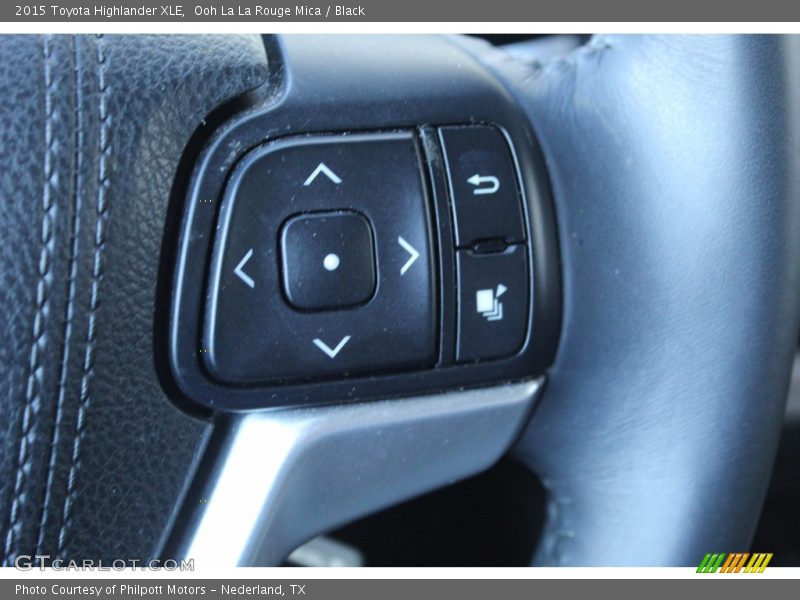 Ooh La La Rouge Mica / Black 2015 Toyota Highlander XLE