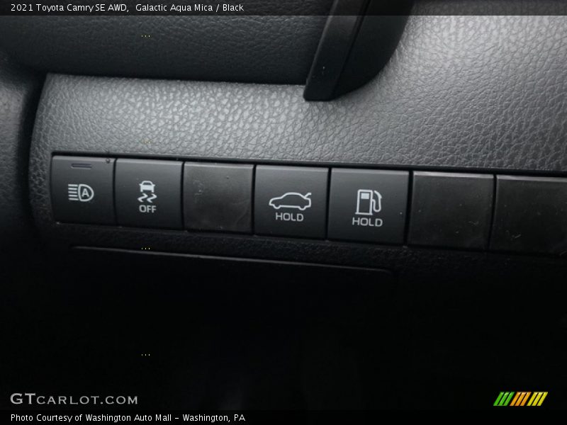 Galactic Aqua Mica / Black 2021 Toyota Camry SE AWD