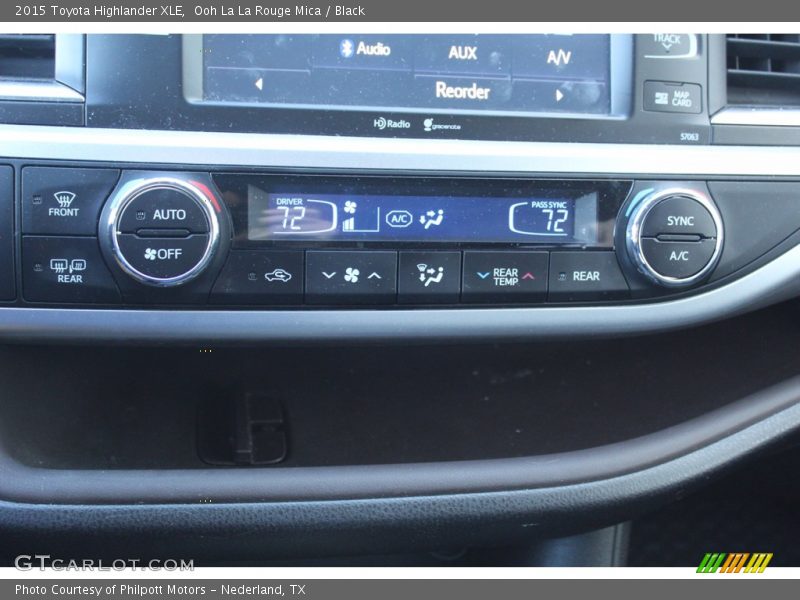 Ooh La La Rouge Mica / Black 2015 Toyota Highlander XLE
