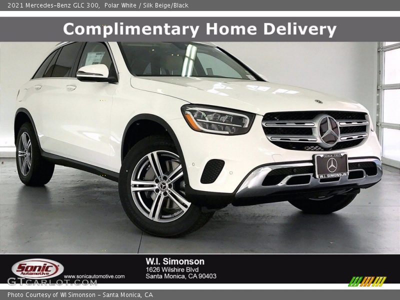 Polar White / Silk Beige/Black 2021 Mercedes-Benz GLC 300