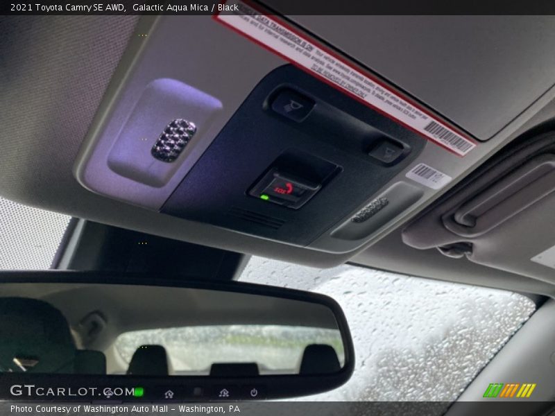 Galactic Aqua Mica / Black 2021 Toyota Camry SE AWD
