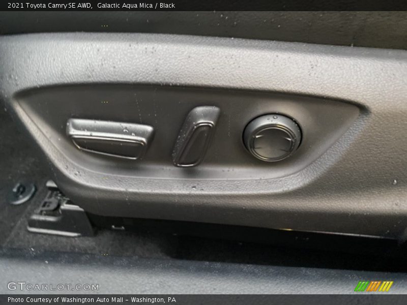Galactic Aqua Mica / Black 2021 Toyota Camry SE AWD
