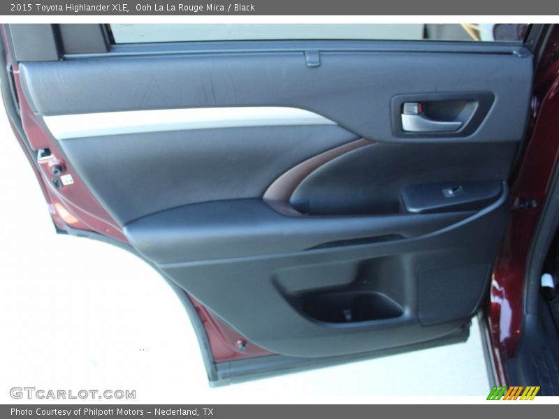 Ooh La La Rouge Mica / Black 2015 Toyota Highlander XLE