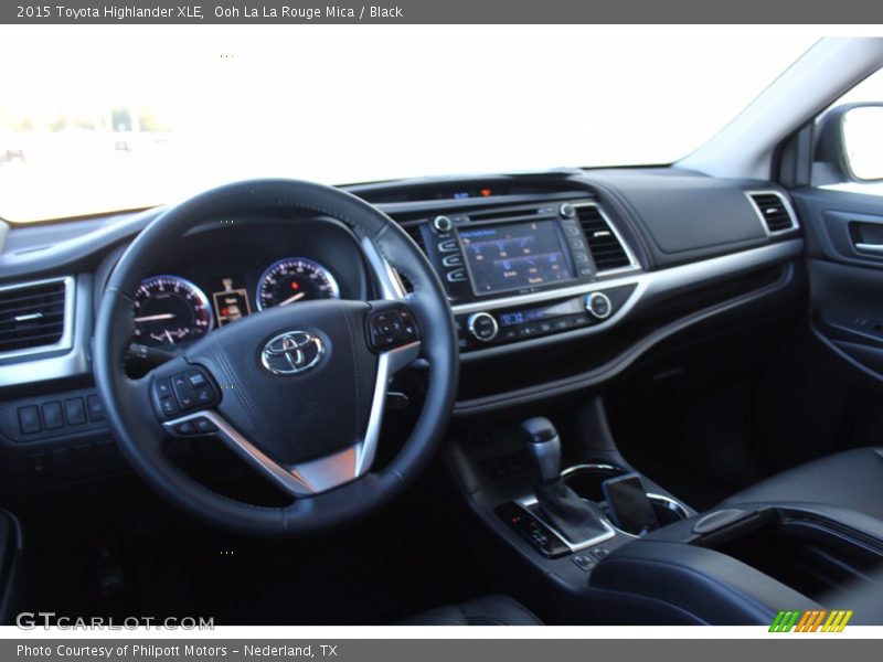 Ooh La La Rouge Mica / Black 2015 Toyota Highlander XLE