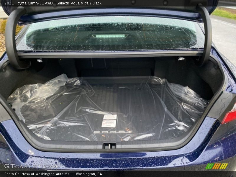Galactic Aqua Mica / Black 2021 Toyota Camry SE AWD