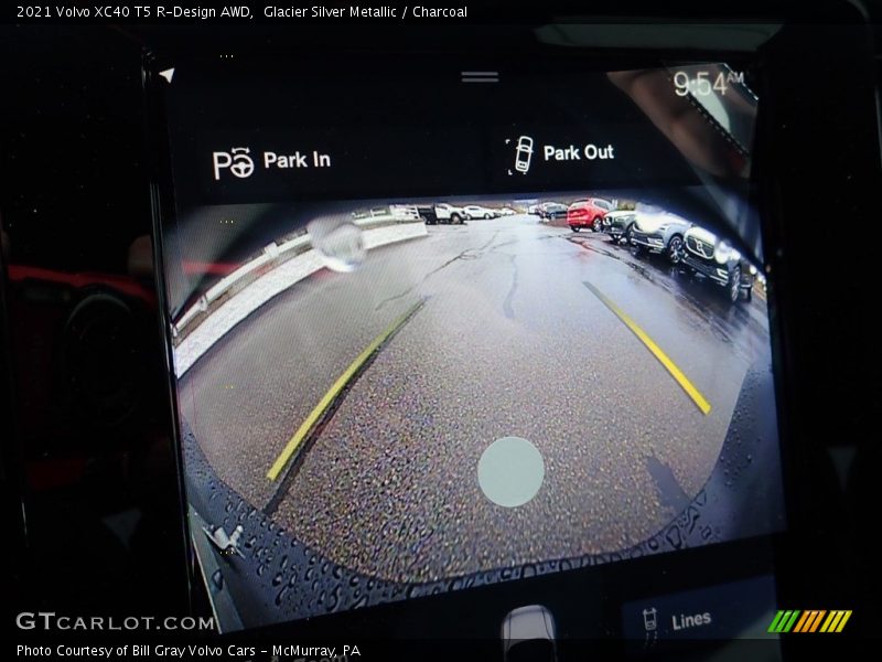 Glacier Silver Metallic / Charcoal 2021 Volvo XC40 T5 R-Design AWD
