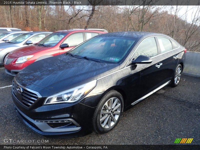 Phantom Black / Black 2016 Hyundai Sonata Limited