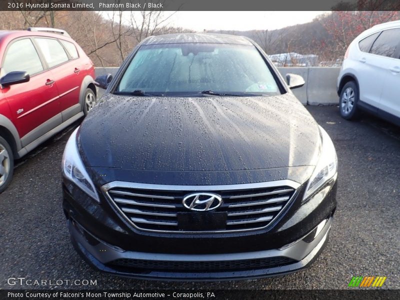 Phantom Black / Black 2016 Hyundai Sonata Limited