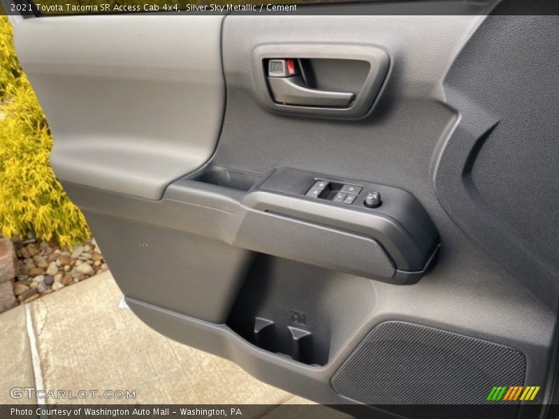 Silver Sky Metallic / Cement 2021 Toyota Tacoma SR Access Cab 4x4