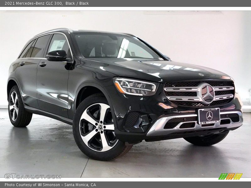 Black / Black 2021 Mercedes-Benz GLC 300