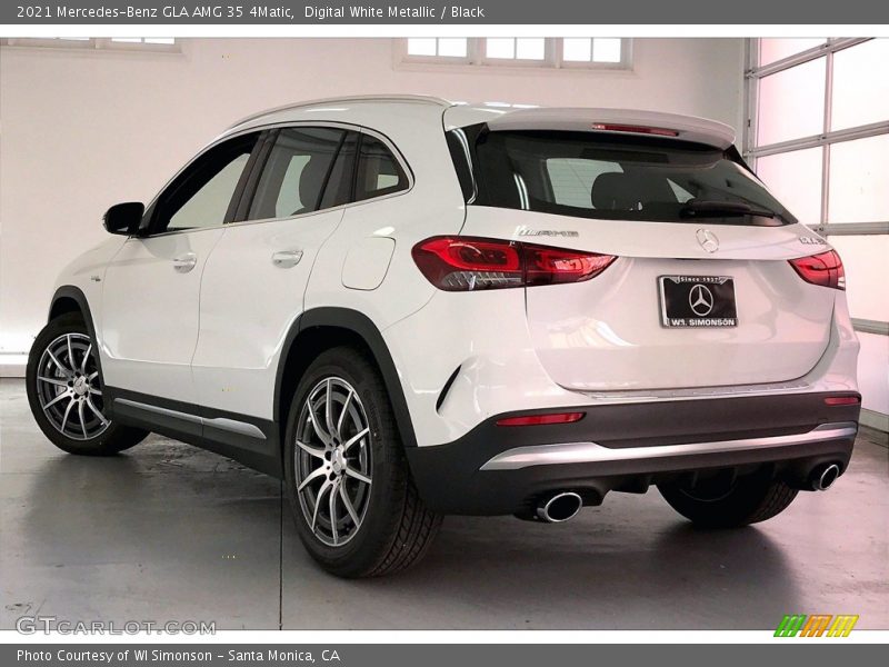 Digital White Metallic / Black 2021 Mercedes-Benz GLA AMG 35 4Matic