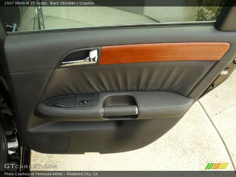 Black Obsidian / Graphite 2007 Infiniti M 35 Sedan