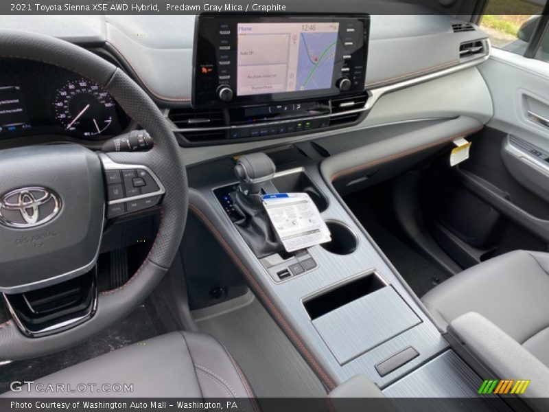 Predawn Gray Mica / Graphite 2021 Toyota Sienna XSE AWD Hybrid