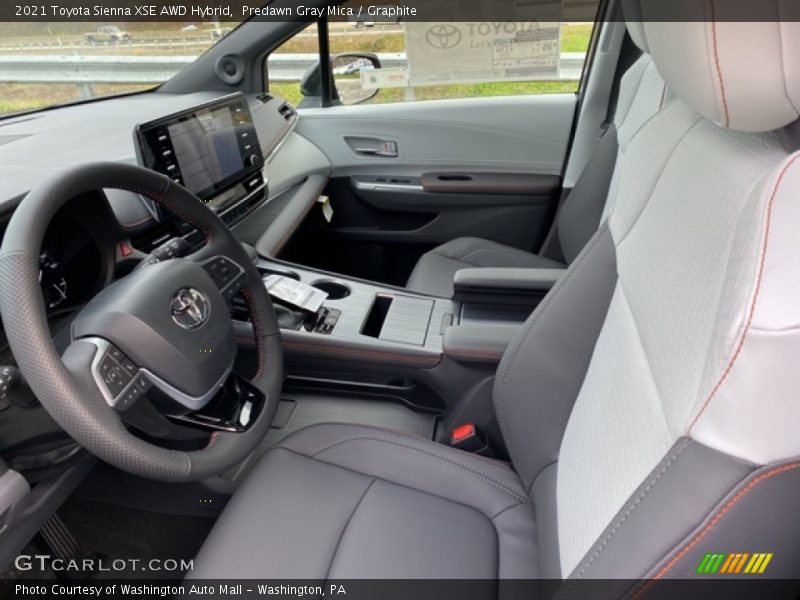 Predawn Gray Mica / Graphite 2021 Toyota Sienna XSE AWD Hybrid