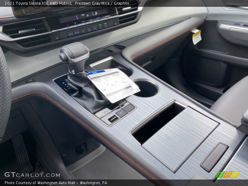 Predawn Gray Mica / Graphite 2021 Toyota Sienna XSE AWD Hybrid