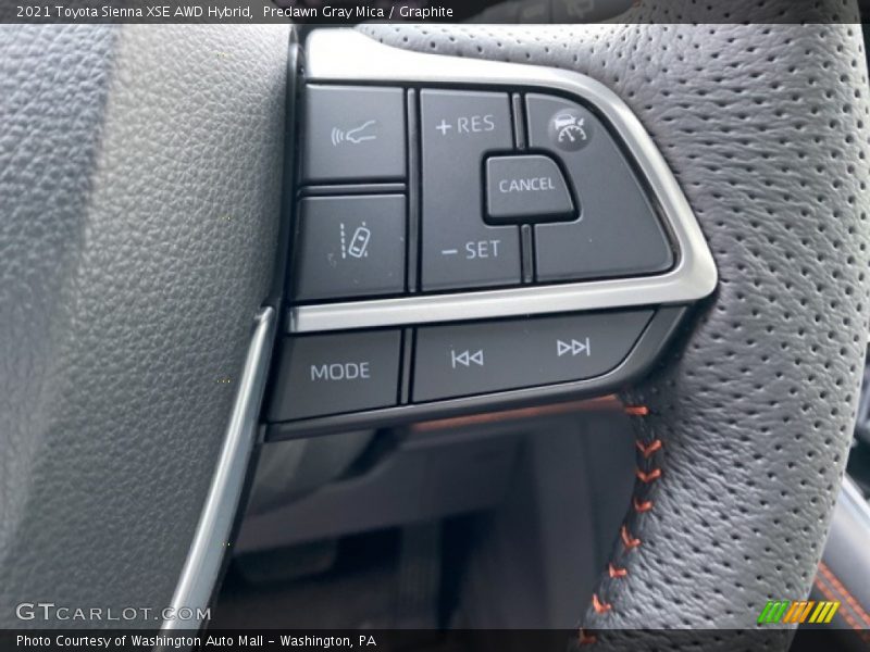Predawn Gray Mica / Graphite 2021 Toyota Sienna XSE AWD Hybrid