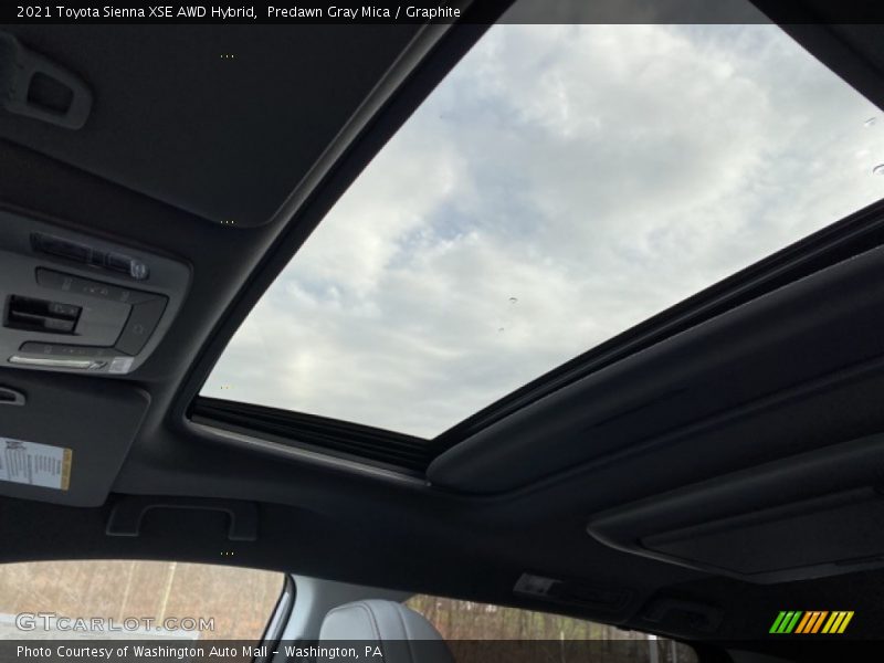 Predawn Gray Mica / Graphite 2021 Toyota Sienna XSE AWD Hybrid