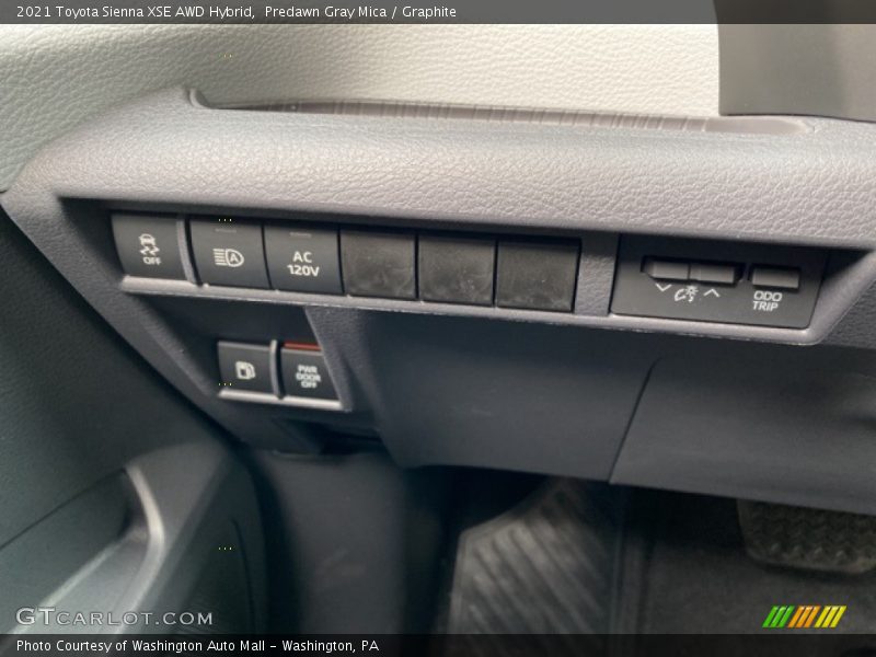 Predawn Gray Mica / Graphite 2021 Toyota Sienna XSE AWD Hybrid