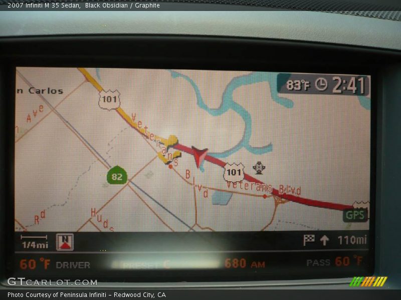 Black Obsidian / Graphite 2007 Infiniti M 35 Sedan