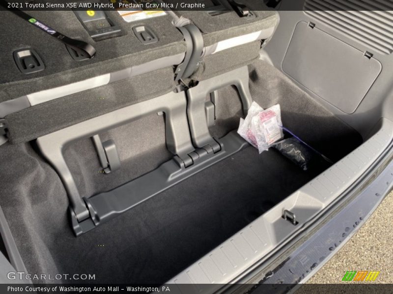 Predawn Gray Mica / Graphite 2021 Toyota Sienna XSE AWD Hybrid