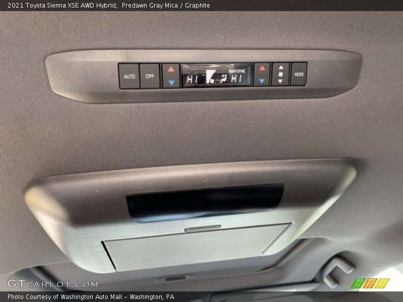 Predawn Gray Mica / Graphite 2021 Toyota Sienna XSE AWD Hybrid