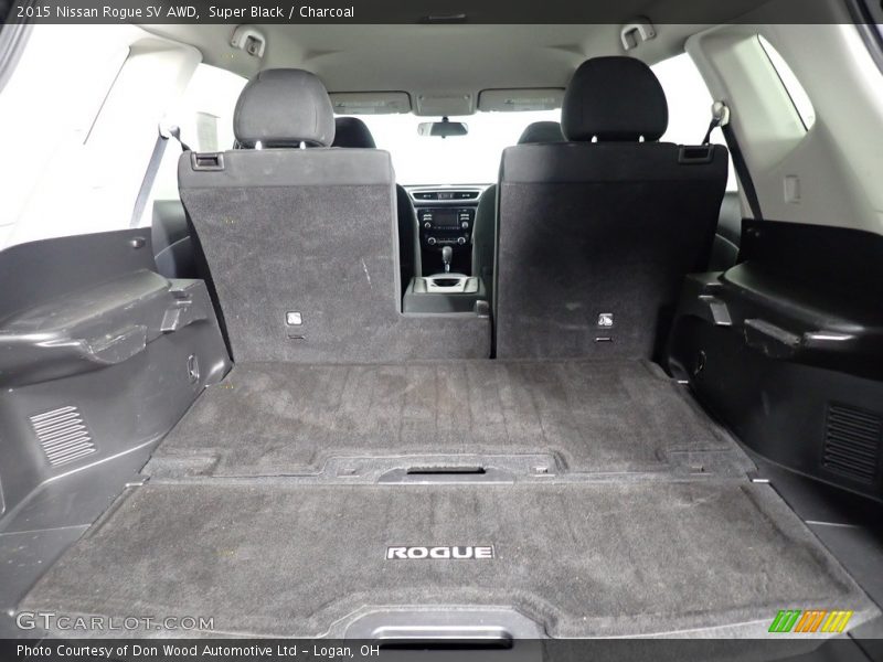 Super Black / Charcoal 2015 Nissan Rogue SV AWD