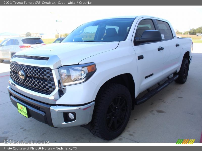 Super White / Graphite 2021 Toyota Tundra SR5 CrewMax