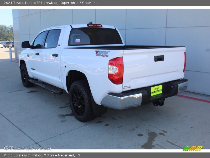 Super White / Graphite 2021 Toyota Tundra SR5 CrewMax