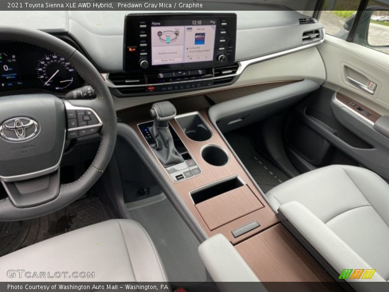 Predawn Gray Mica / Graphite 2021 Toyota Sienna XLE AWD Hybrid