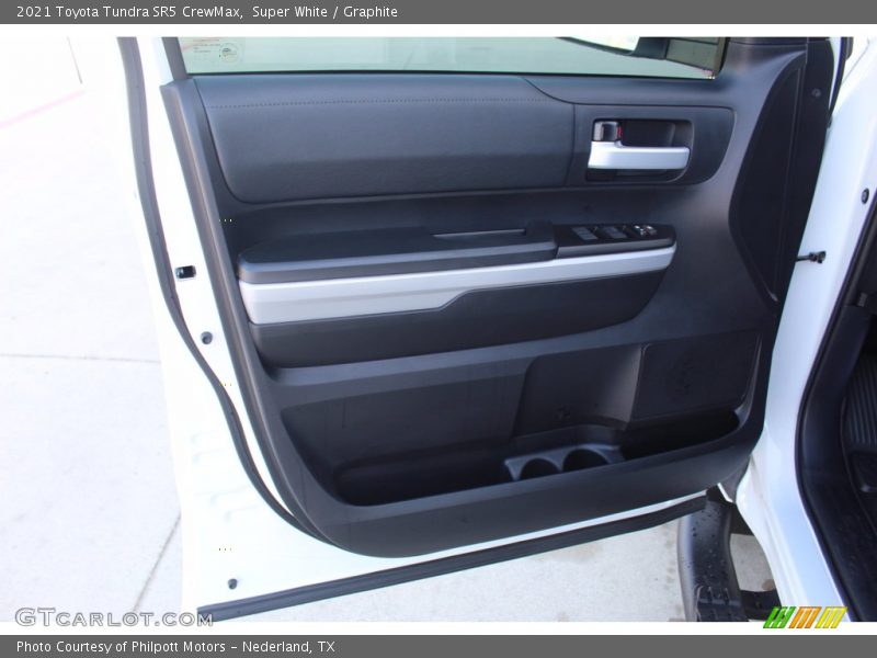 Super White / Graphite 2021 Toyota Tundra SR5 CrewMax
