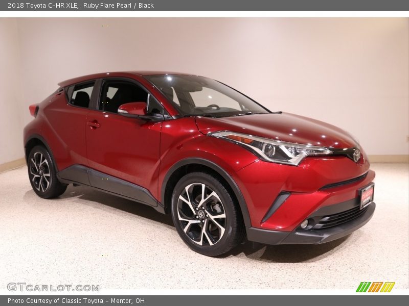 Ruby Flare Pearl / Black 2018 Toyota C-HR XLE