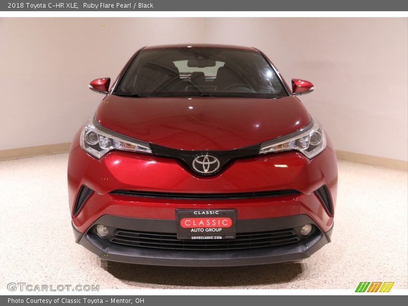 Ruby Flare Pearl / Black 2018 Toyota C-HR XLE