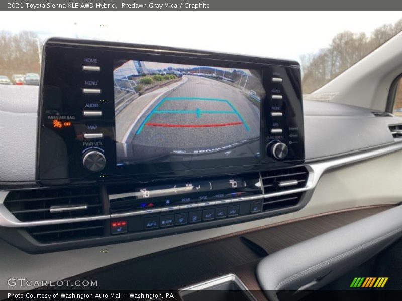 Predawn Gray Mica / Graphite 2021 Toyota Sienna XLE AWD Hybrid