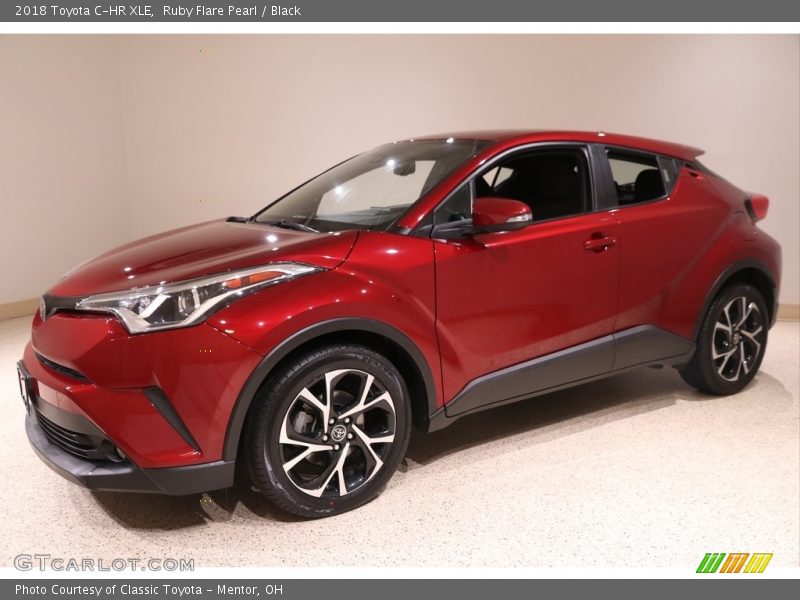 Ruby Flare Pearl / Black 2018 Toyota C-HR XLE