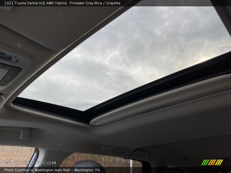 Predawn Gray Mica / Graphite 2021 Toyota Sienna XLE AWD Hybrid