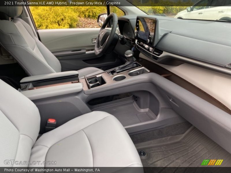 Predawn Gray Mica / Graphite 2021 Toyota Sienna XLE AWD Hybrid