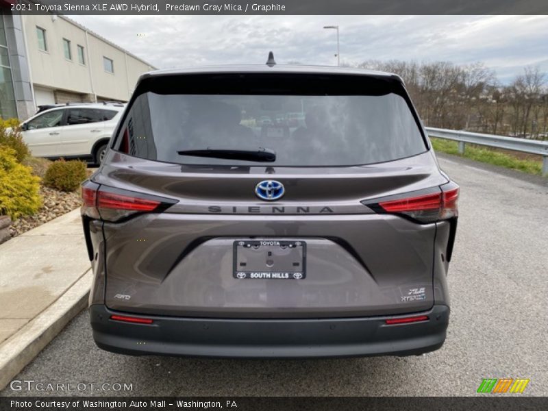 Predawn Gray Mica / Graphite 2021 Toyota Sienna XLE AWD Hybrid