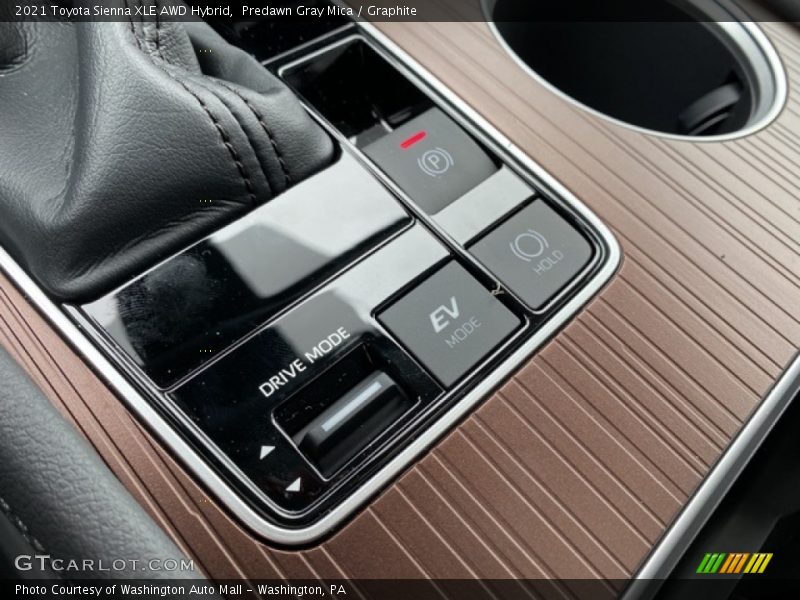 Predawn Gray Mica / Graphite 2021 Toyota Sienna XLE AWD Hybrid