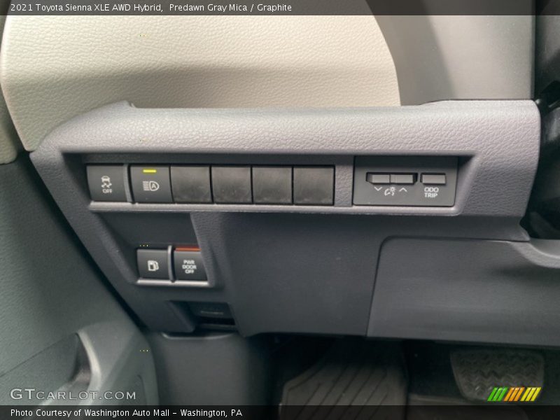 Predawn Gray Mica / Graphite 2021 Toyota Sienna XLE AWD Hybrid