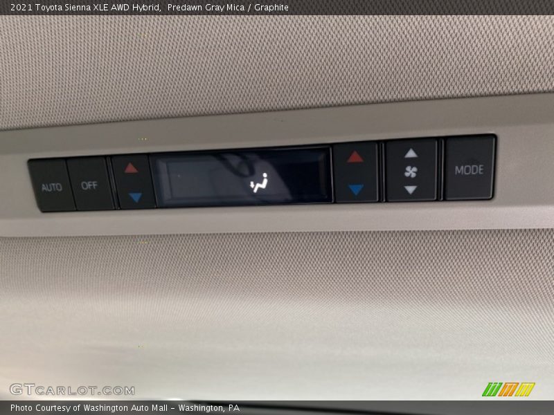 Predawn Gray Mica / Graphite 2021 Toyota Sienna XLE AWD Hybrid