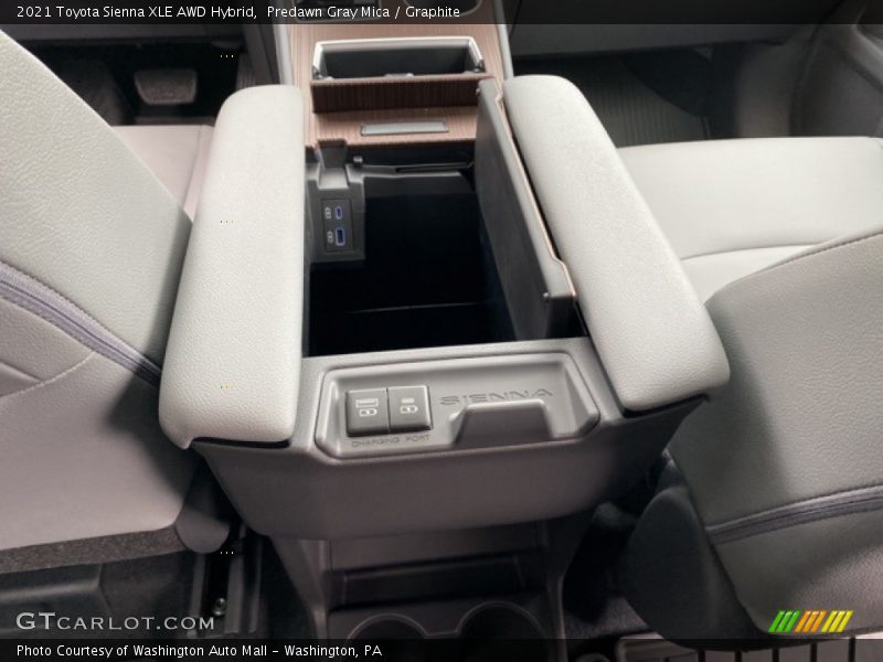 Predawn Gray Mica / Graphite 2021 Toyota Sienna XLE AWD Hybrid