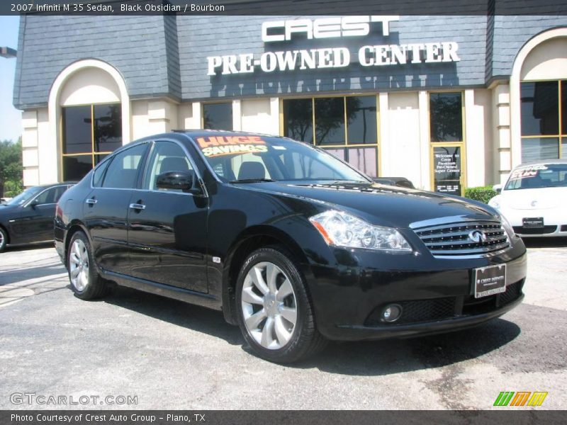 Black Obsidian / Bourbon 2007 Infiniti M 35 Sedan