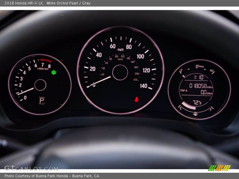 White Orchid Pearl / Gray 2018 Honda HR-V LX