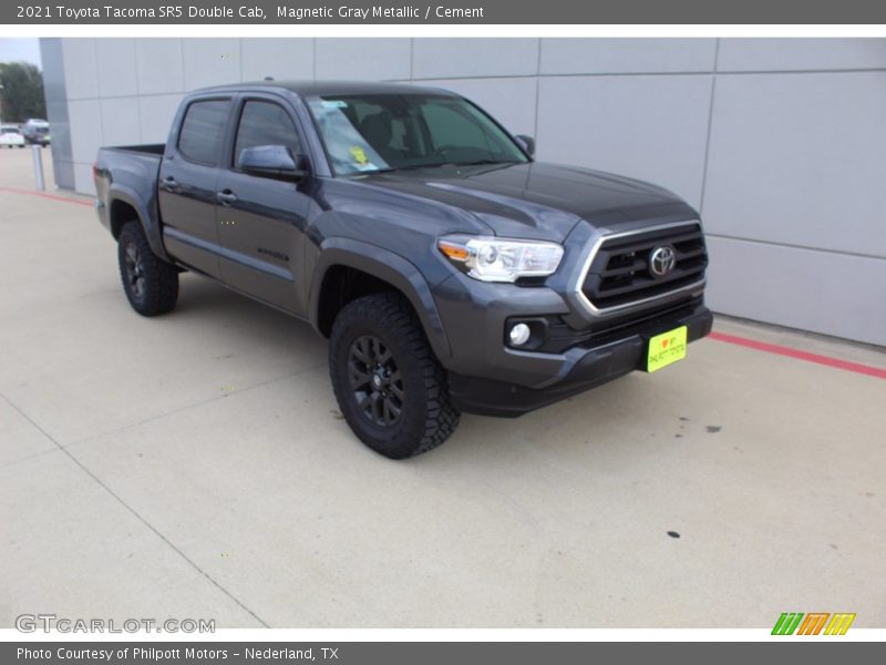 Magnetic Gray Metallic / Cement 2021 Toyota Tacoma SR5 Double Cab